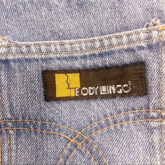 Vintage 70s Retro High Waist Body Lingo Militaires Mom Jeans - Picture 7 of 7